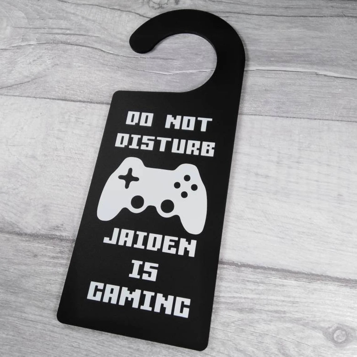 Gamer Door Hanger | Do Not Disturb Door Hanger