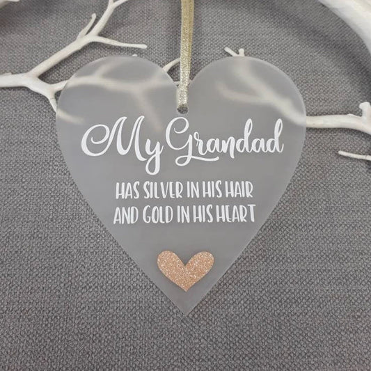 Heart of Gold Grandad Gift | Grandad Keepsake 